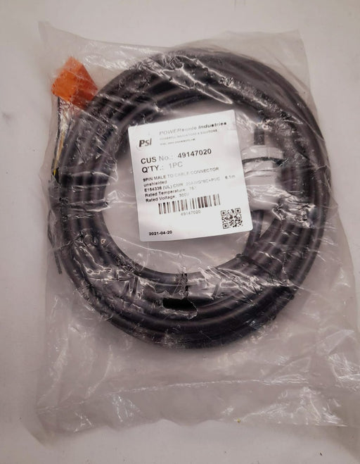 Powersonic Industries 49147020 9P Male to cable Connector unshielded