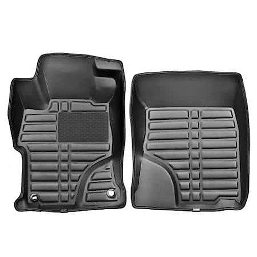 CAR-GRAND Civic Floor Mat Black Faux Leather Luxury Custom Fit
