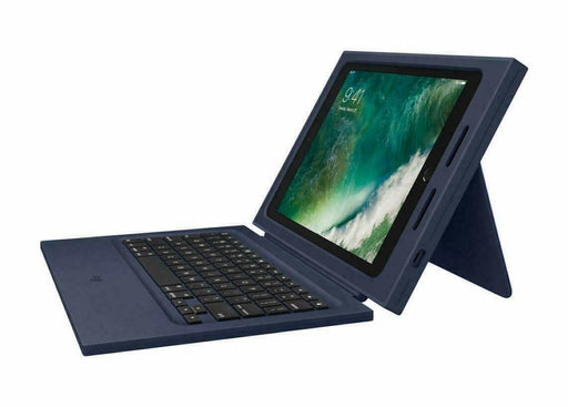 Logitech Rugged Protection Combo Keyboard Folio Case for iPad 9.7 - Navy Blue