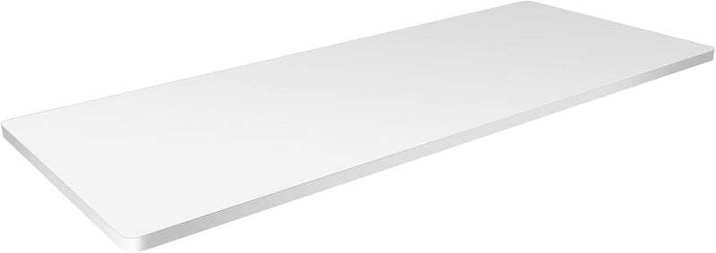 Techorbits 60 x 24 Inch Wood Desk Table Top Solid One Piece Wooden Table Top - White