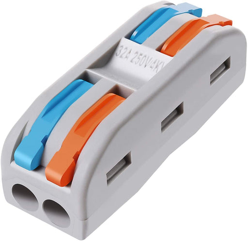 VAMRONE Wire Connectors Nuts 2 Conductor Compact Splicing Wire Connectors - 50 Pieces