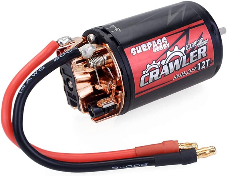 Surpass Hobby Waterproof 5-Slot 550 Brushed Motor 12T 80A ESC