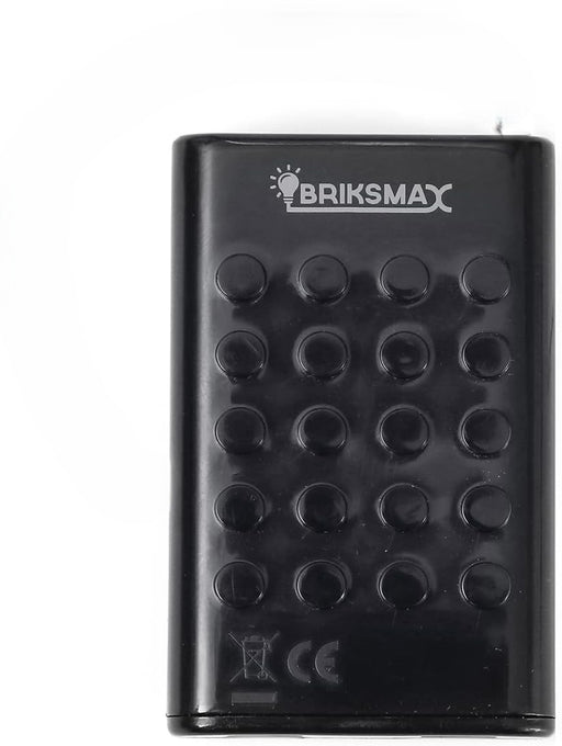 BRIKSMAX Block Type Large Battery Box for DIY Lego/Moc Lighting (AAA Battery)