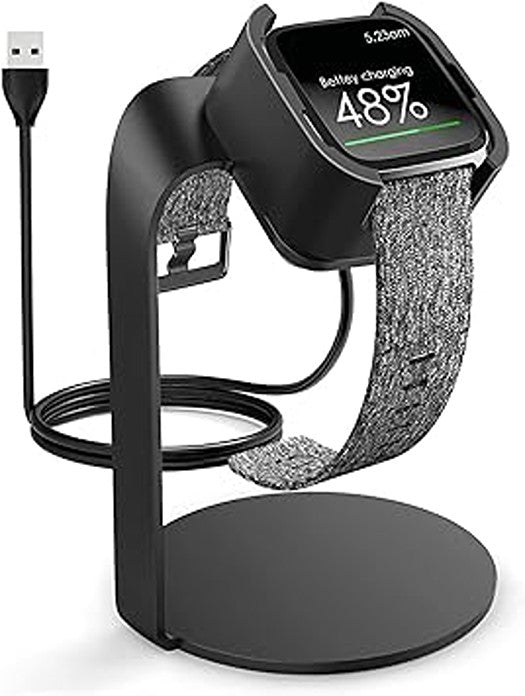 Portable Magnetic Charging Dock Station Replacement USB Charger Cable Cord -Black