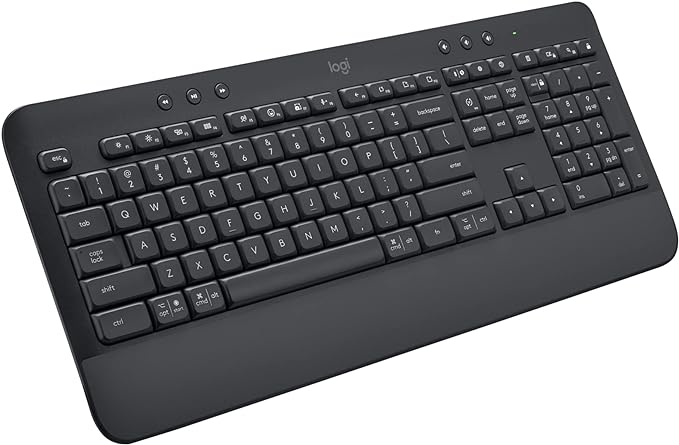 Logitech Signature K650 Comfort Full-Size Wireless Keyboard with Wrist Rest (NO RECEIVER)