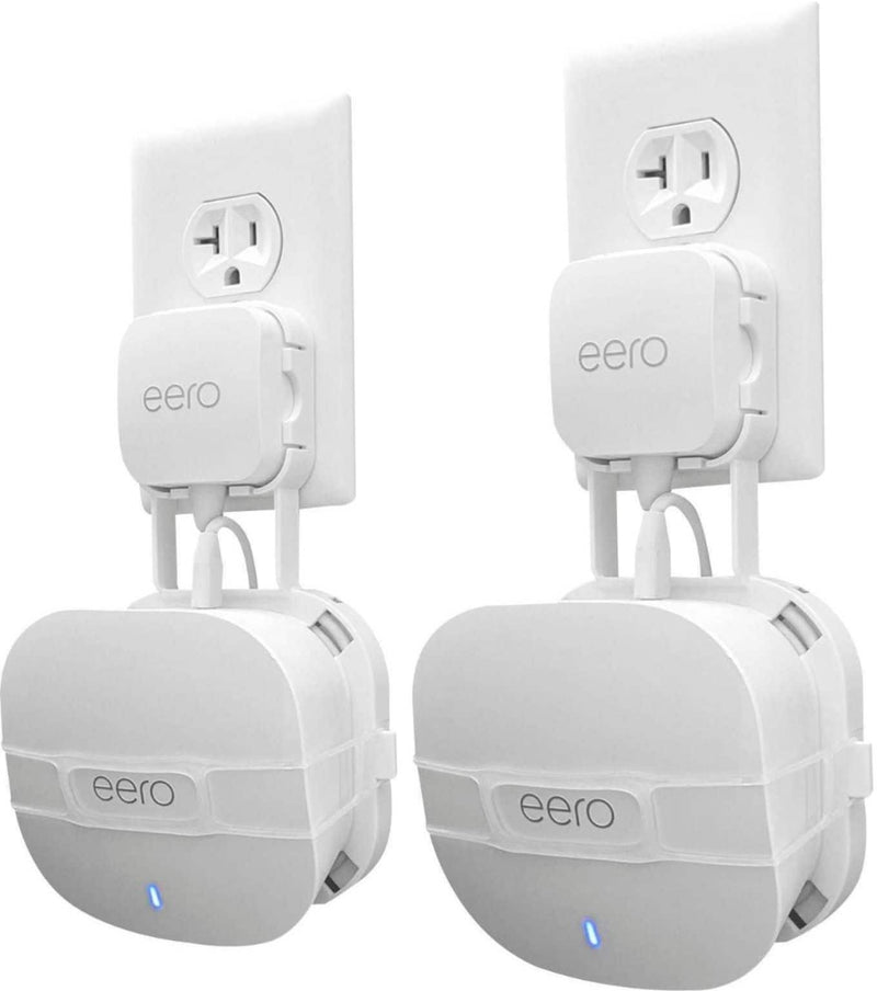 Mount Genie Mount for Amazon eero 6 and Amazon eero Mesh Wi-Fi (2nd Gen) (2-Pack) - White