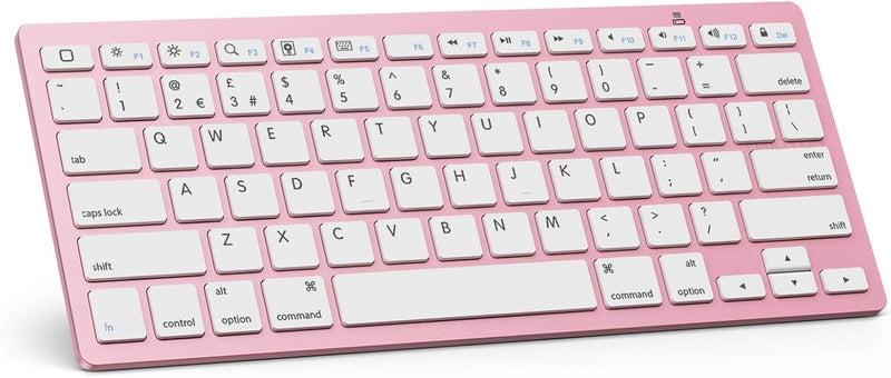 OMOTON  KB066 Ultra-Slim Bluetooth Keyboard-Rose Gold