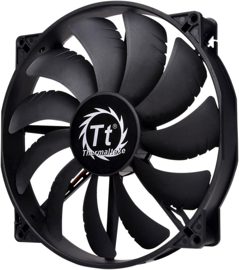 Thermaltake TT-2030- CL-F015-PL20BL-A 200mm Pure 20 Series Black 200x30mm Thick Quiet High Airflow Case Fan
