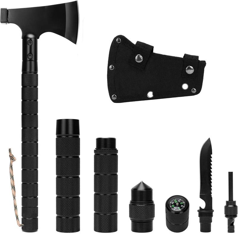 COCD Folding Camping Axe Survival Tomahawk Portable Multi-Tool Kit