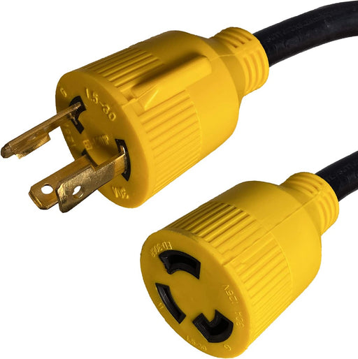 L5-30P to L5-30R Locking Generator Power Cord