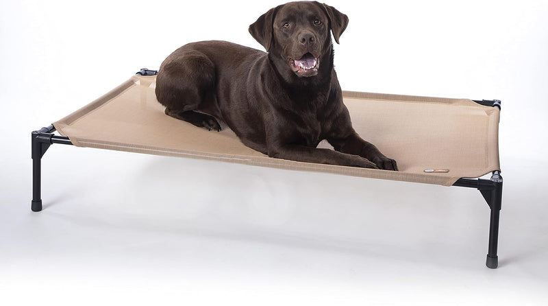 K&H All Season All Weather Dog Cot - Large - Tan