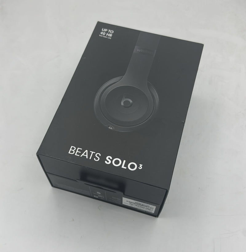 Retail Box Only - Beats Solo3 Headphones - Black