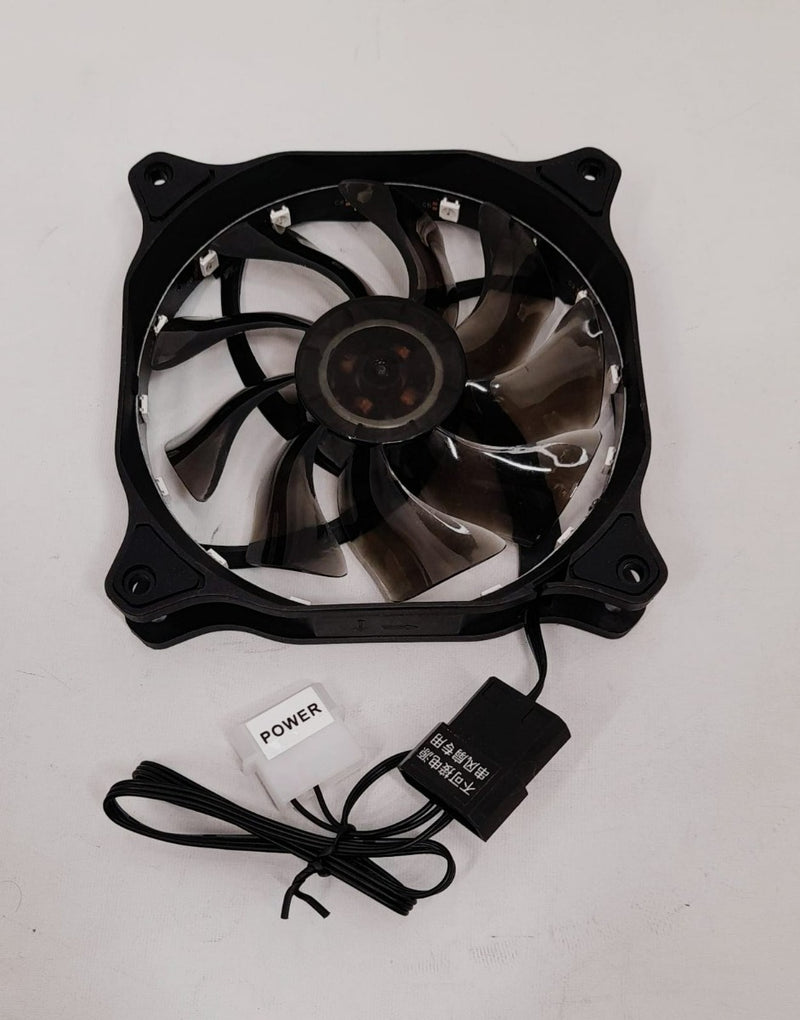 Pano-Mounts 12025SRGB  Moisture-Proof Fan 1-Pack 12V DC High Airflow Computer Cooling Fan 1200RPM