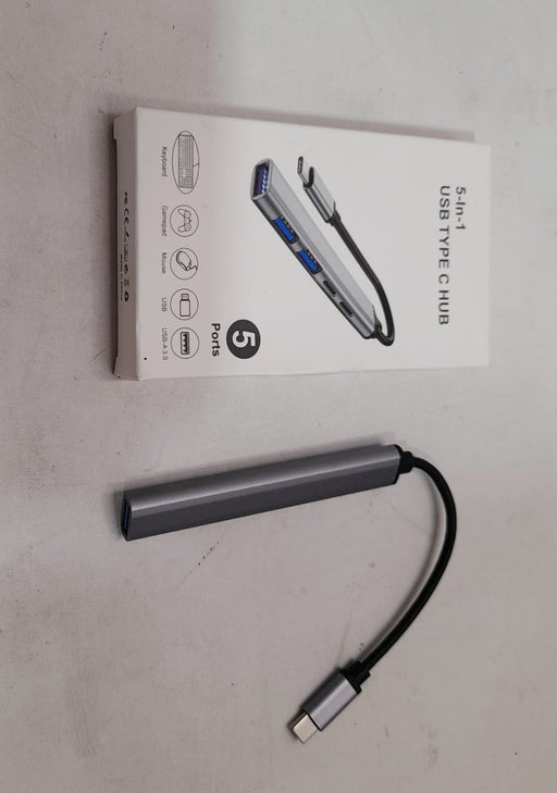 Type C Splitter-Docking Station Simple Operation 5Gbps Rate Smart Chip Multiport for Tablet Computer for Home for Phone