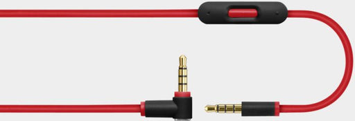 Beats RemoteTalk Cable RED BLACK 3.5mm for Solo/Studio 1.0 and 2.0
