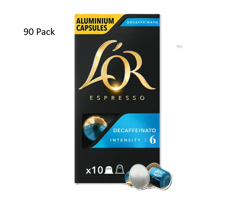 L'or - Decaffeinato 6 Compatible with Nespresso - 90 Capsules