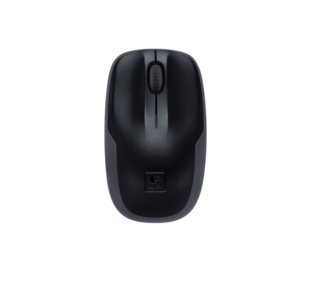 Logitech M150 3-Button 2.4GHz USB Wireless Optical Scroll Mouse - Black/Gray
