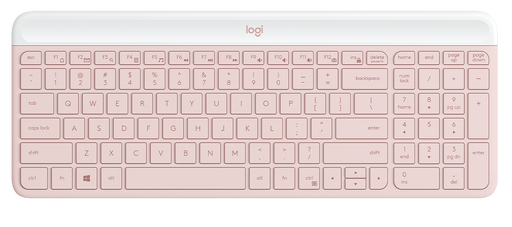 Logitech K470 Slim Wireless Keyboard W/ Receiver - Pink